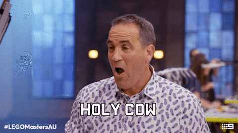 Channel 9 Reaction GIF by LEGO Masters Australia